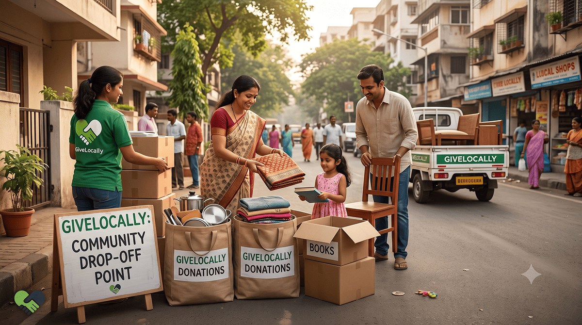 Donating furniture and clothes in Mumbai
